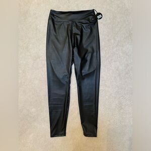 Aerie Offline Real Luxe Leather Leggings L Short NWT